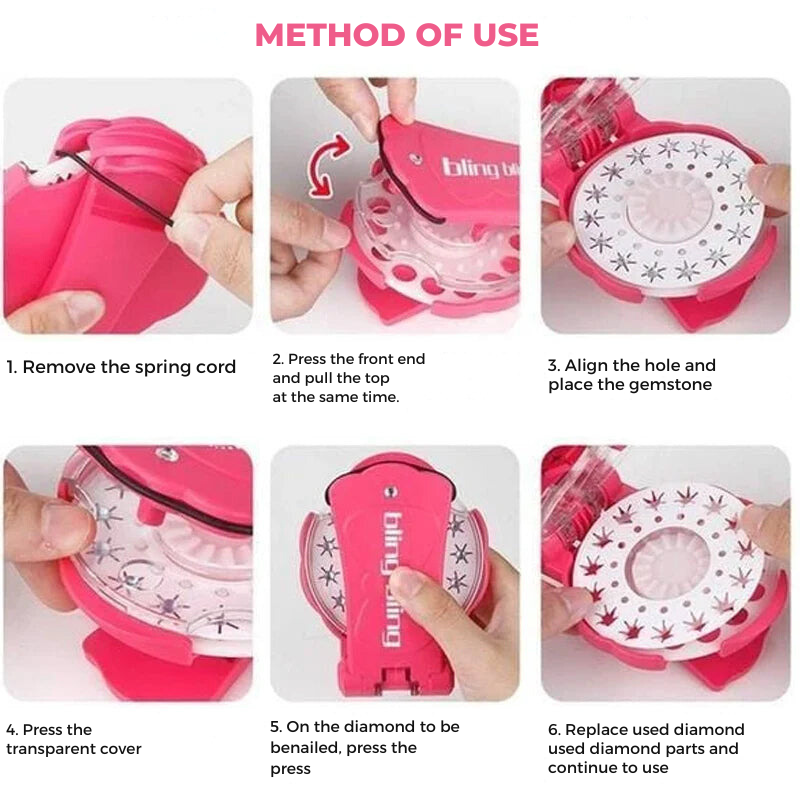 Blinger Gem häftapparat: Dekorera dina tillbehör med glans